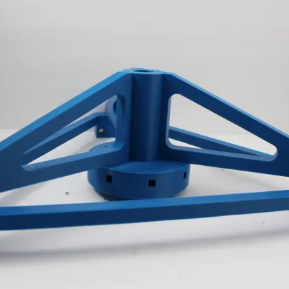 A 3D-printed delta-robot arm component, alternate angle